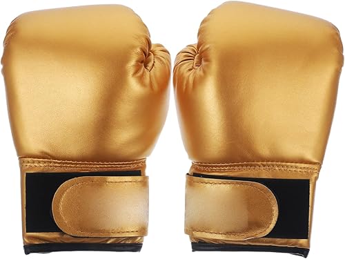 Miniatura 1 de Garneck Guantes de boxeo para niños, guantes de entrenamiento, guantes de entrenamiento junior, cuero sintético, relleno de esponja para niños