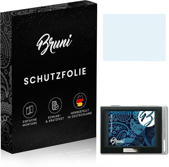 Bruni Screen Protector compatible with Cowon D2 DAB Protector Film, crystal clear Protective Film (2X)