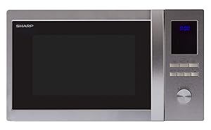 Sharp R-922STWE 3, 1000 W, 32 litros, Acero inoxidable