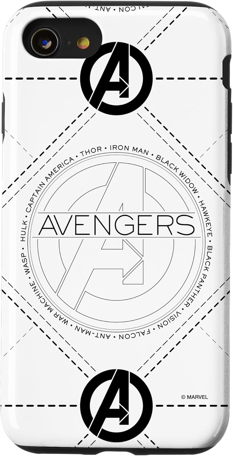Marvel Avengers Logo Earth's Mightiest Heroes Case for iPhone SE (2020) / 7 / 8