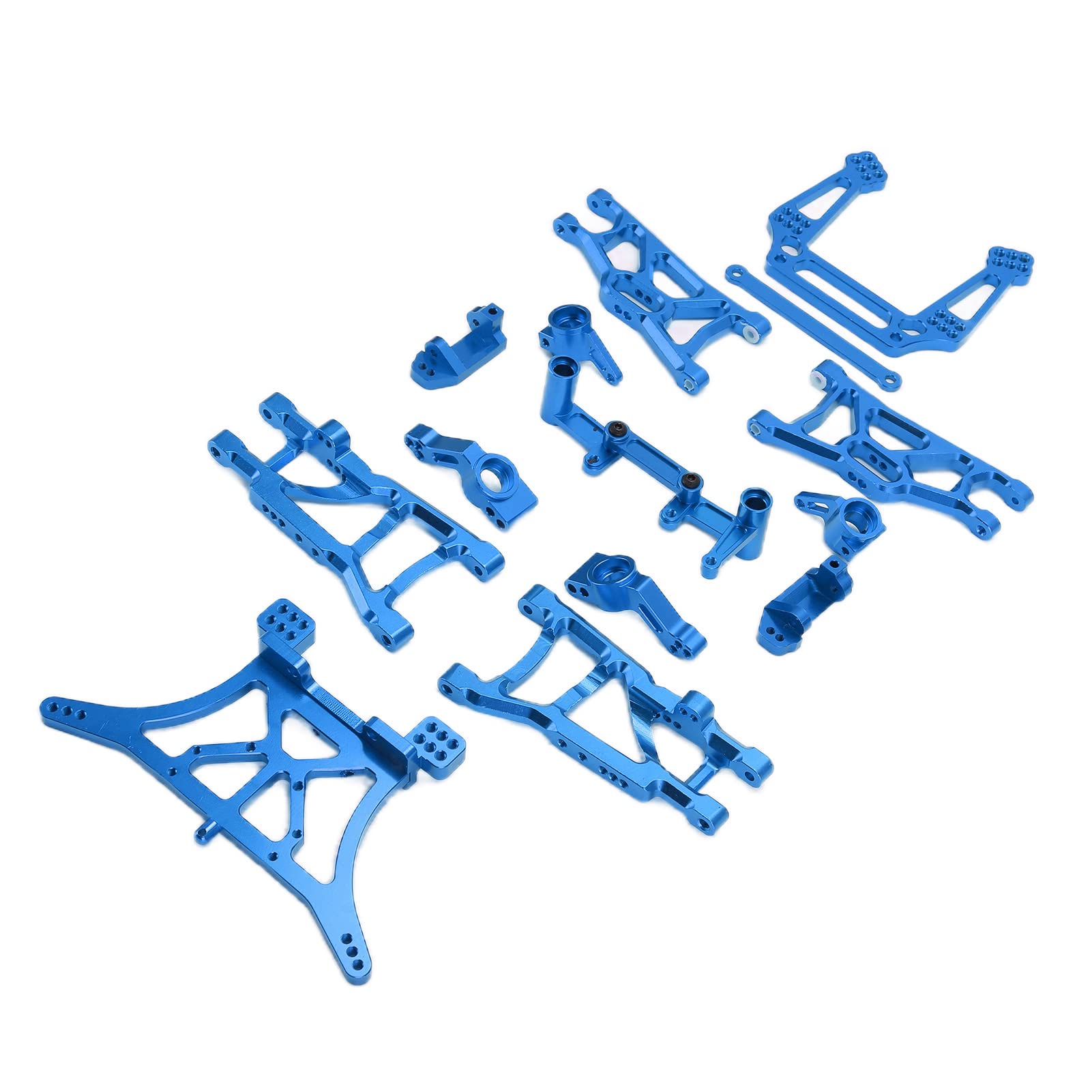 Generic 1/10 RC Metal Akcesoria do Modernizacji dla SLASH 2WD Trwały Aluminiowy Zestaw Wahaczy do Wyścigów Samochodów RC (BLUE)