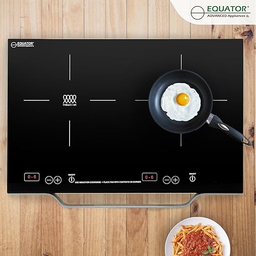 Miniatura 9 de Equator Luz portátil de 21" para placa de inducción de 2 quemadores con mango de aluminio 110V