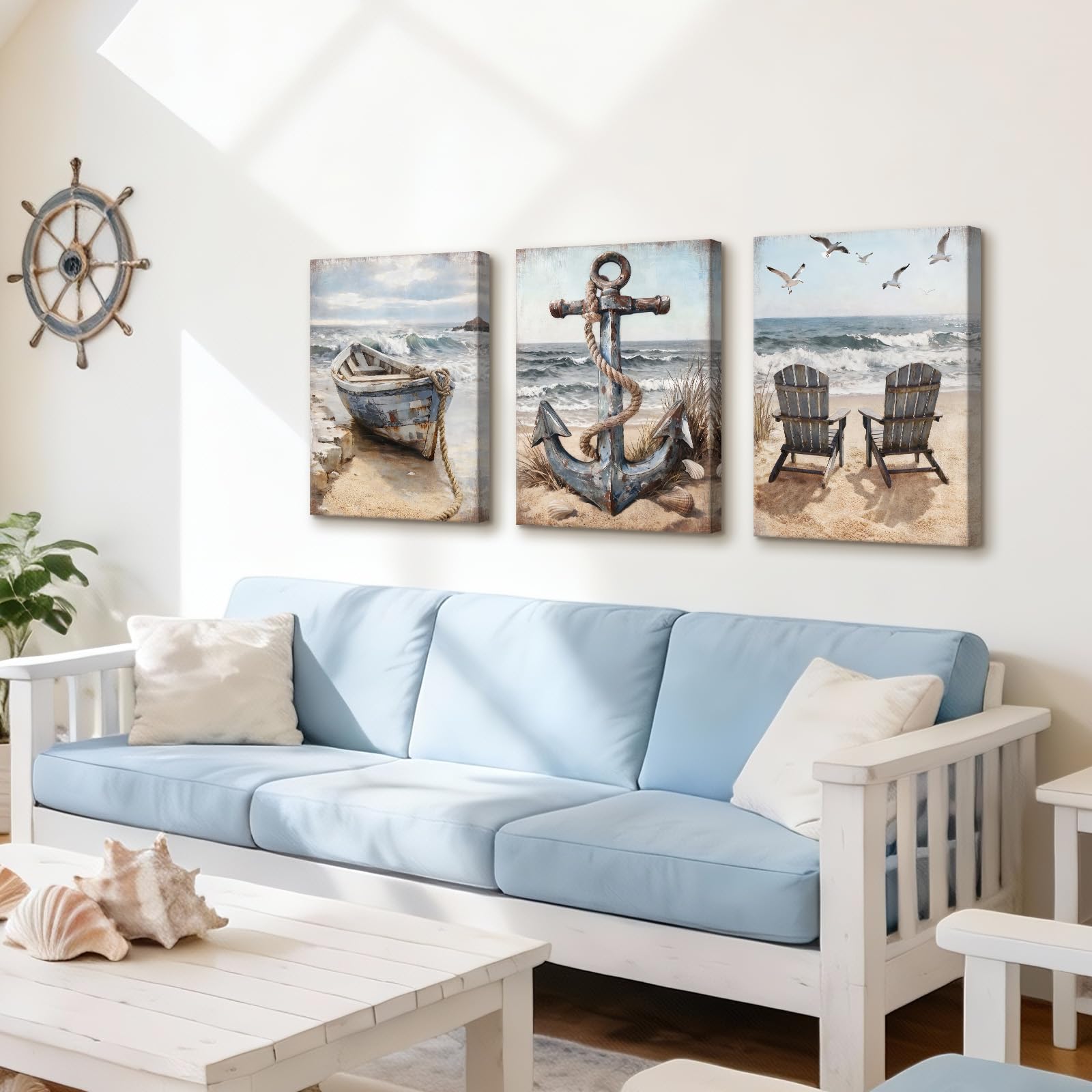 3 Pcs Wooden Framed Canvas Wall Art Set Bohemian Sage Green Canvas Prints Poster Geometric Line Beige Green Pictures for Living Room Bedroom Dinning Room Hallway Stairs Wall Decor 30x40cm x3pcs — view 41