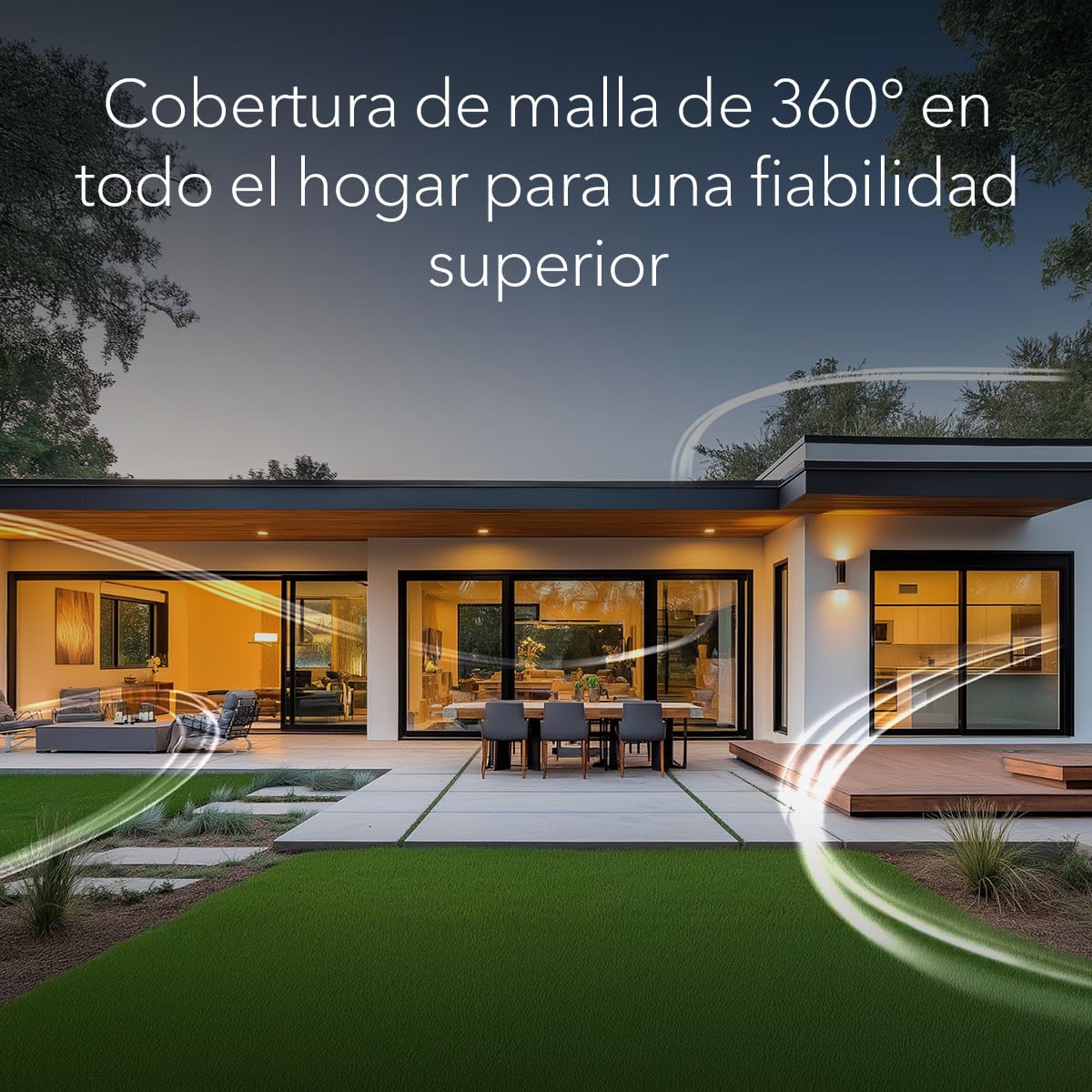 NETGEAR Orbi 370 | Sistema Mesh WiFi 7 | RBE373 | Router WiFi 7 y 2 satélites | hasta 3,6 Gbits/s | Alcance 360 m² | Soporta 70 Dispositivos | Puerto Internet 2.5GB | Dualbanda BE3600 | Blanco