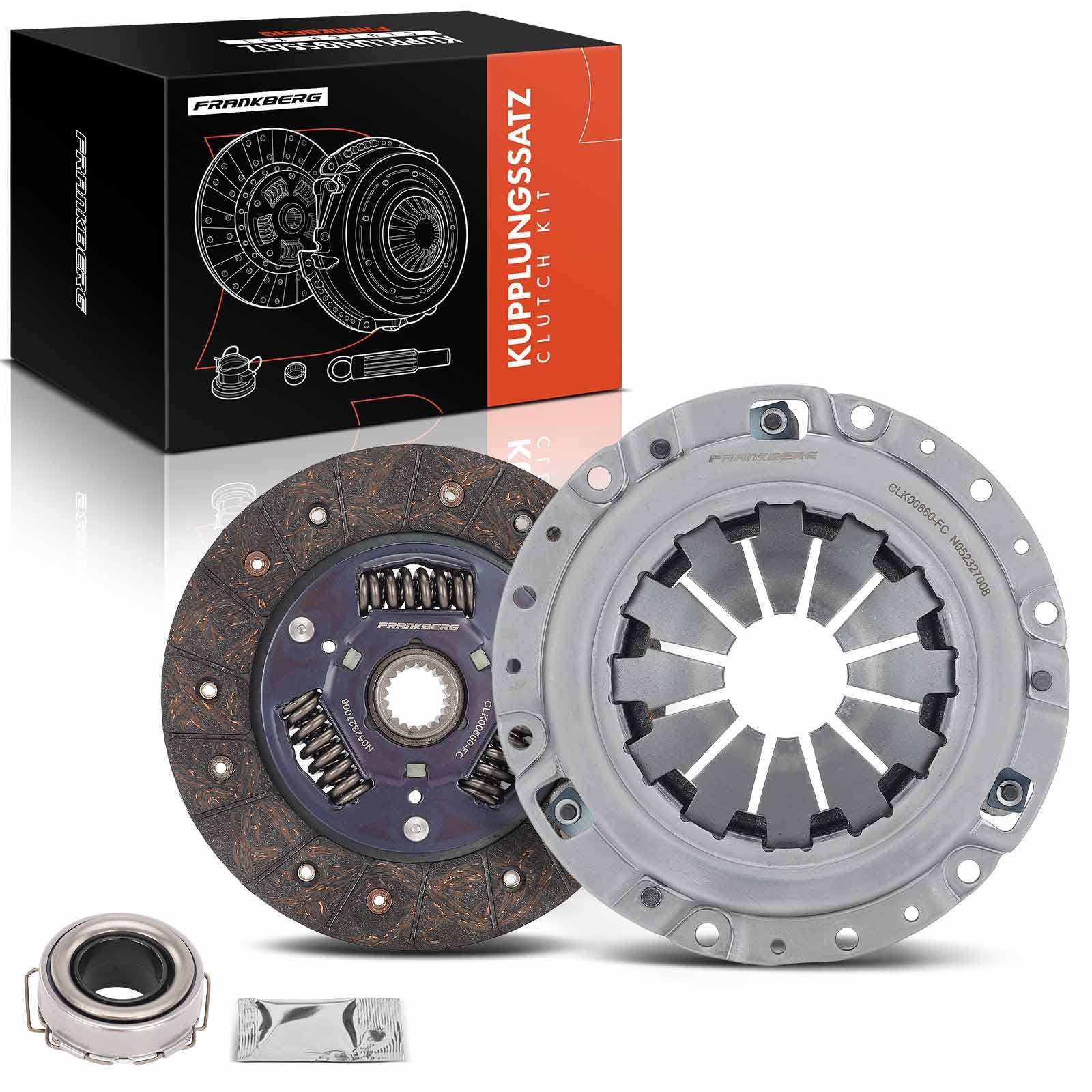 Frankberg Kit de embrague 3121097201 | Compatible con: S.i.r.i.o.n M1, YRV M2, Mover L9, Trevis, Cuore V L7, Cuore VI L250 L251 L260