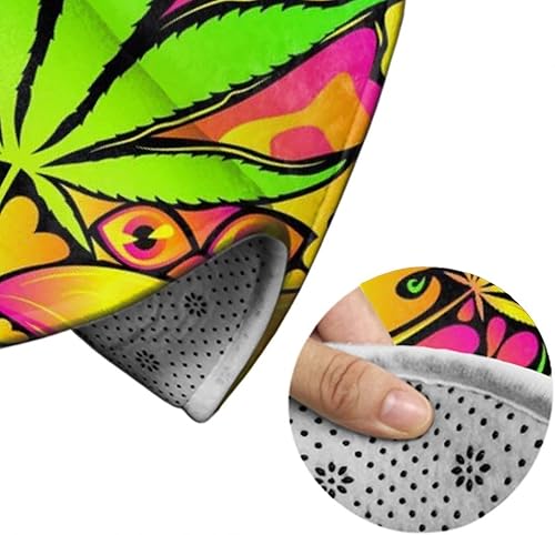 Miniatura 6 de Alfombra redonda ultra suave para interiores de sofá, suelo, alfombra circular antideslizante para sala de estar, dormitorio, sala de juegos,