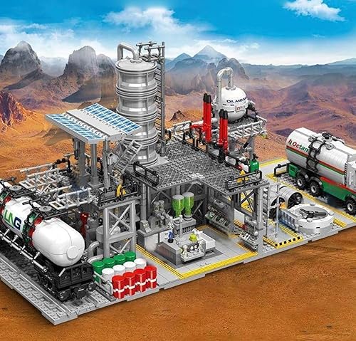 Miniatura 4 de General Jim's Chemical Laboratory Streetview City Modular Building Block Brick MOC Modelo o juego con accesorios para adolescentes o adultos.