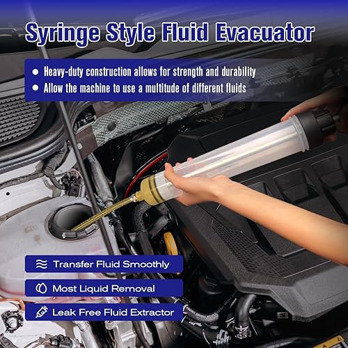 Miniatura 5 de Bomba de fluido diferencial para aplicaciones automotrices - Bomba extractora de aceite eficiente para extracción de líquidos (estilo 5OOCCnuevo)