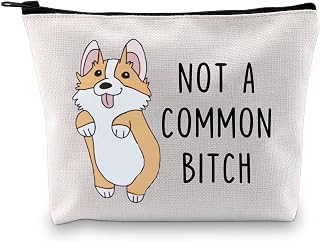 B99 Tv Show Inspired Makeup Bag Holt Corgi Nine Nine Dog Cosmetic Bag Tv Show Fans Gift Not A Common Bitch (Common Bitch CA)