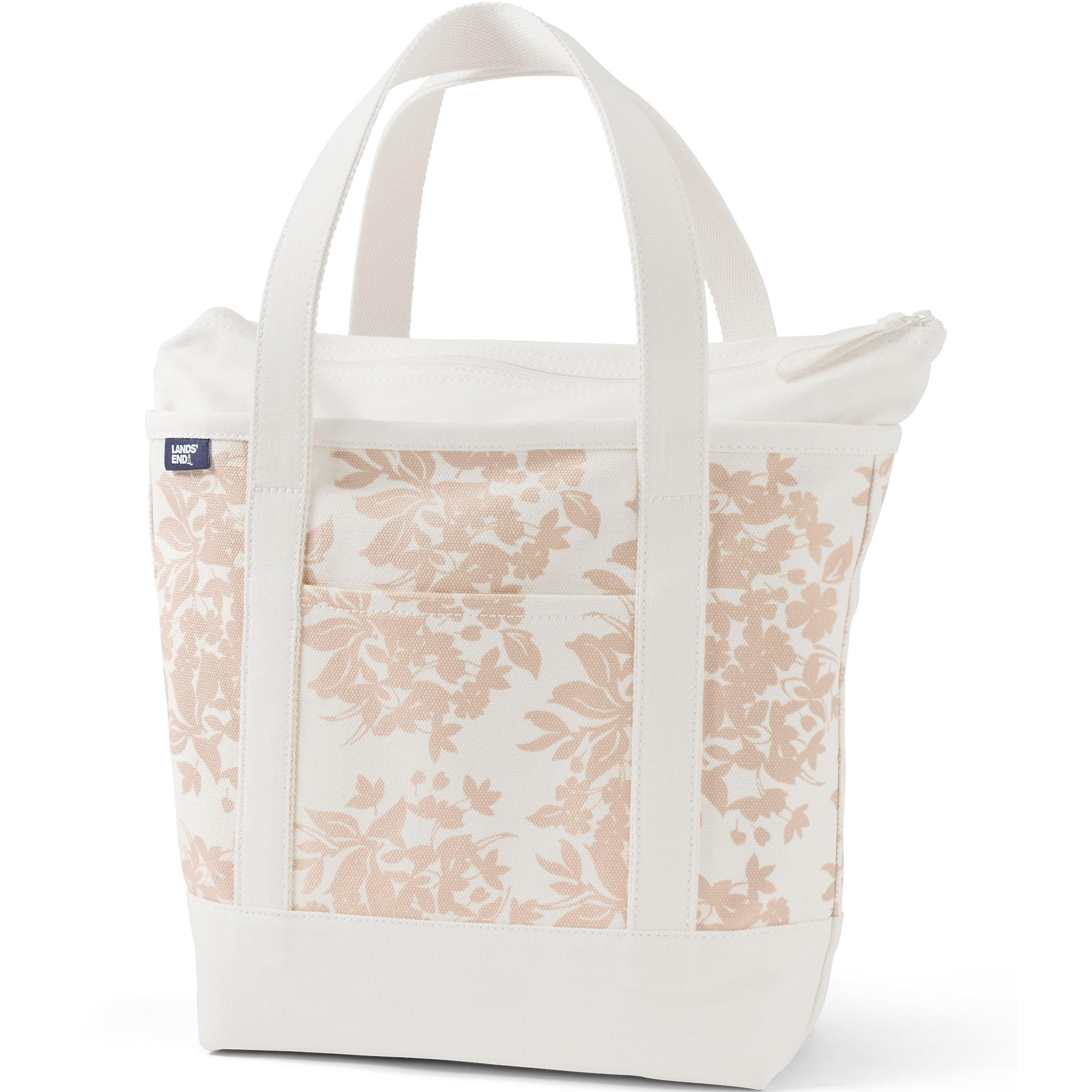 Lands' End Zip Canvas Tote