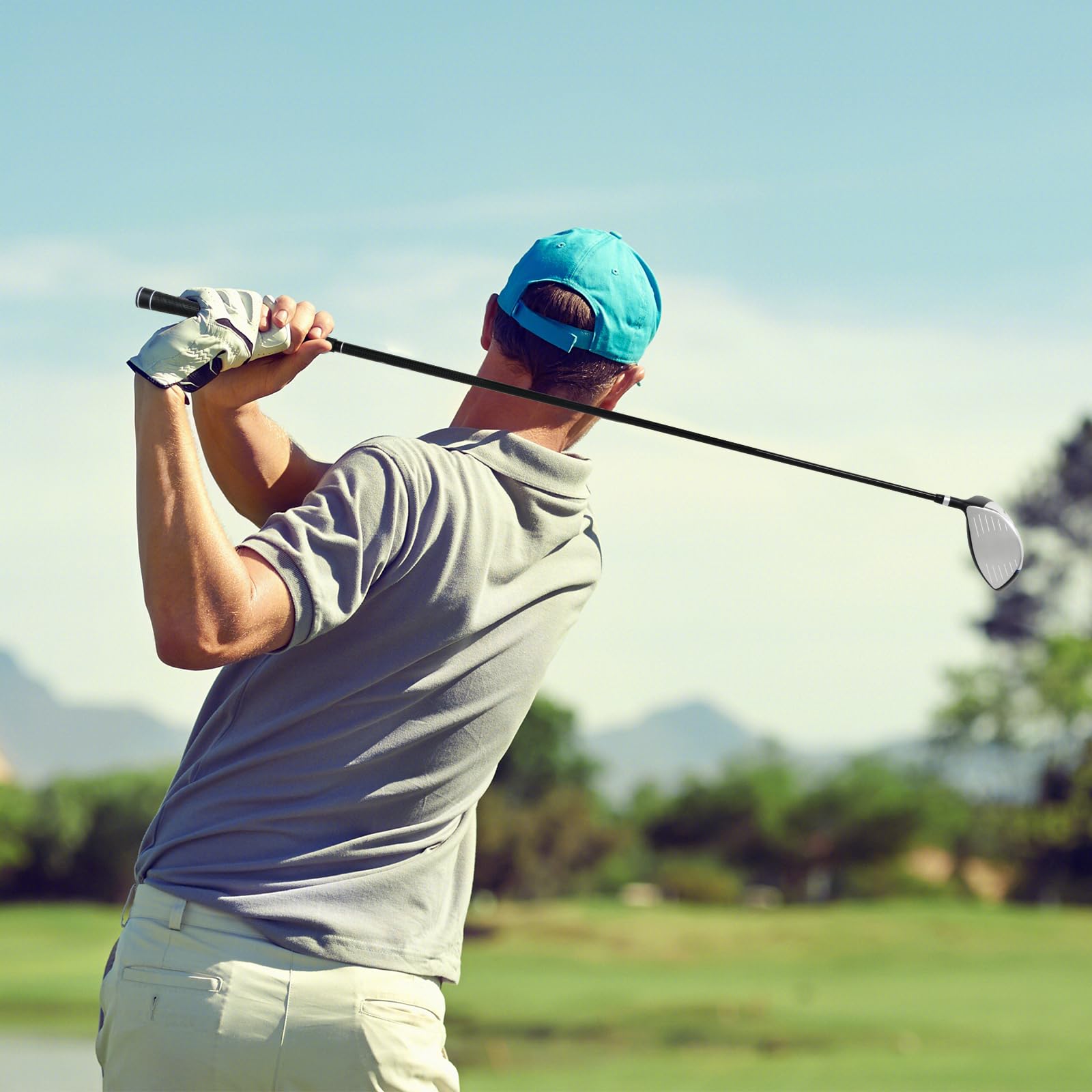 COSTWAY Golf Driver für Herren, 460CC Golfschläger aus Aluminium für Rechtshänder mit Schlägerhaube & Graphitschaft, 10,5°Grad, Golf-Treiber für Anfänger und Profis