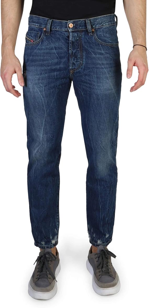 Amazon Diesel メンズ スリム スキニー ジーンズ マーキー ダーク エイジド デニム 080ag ジーンズ 通販