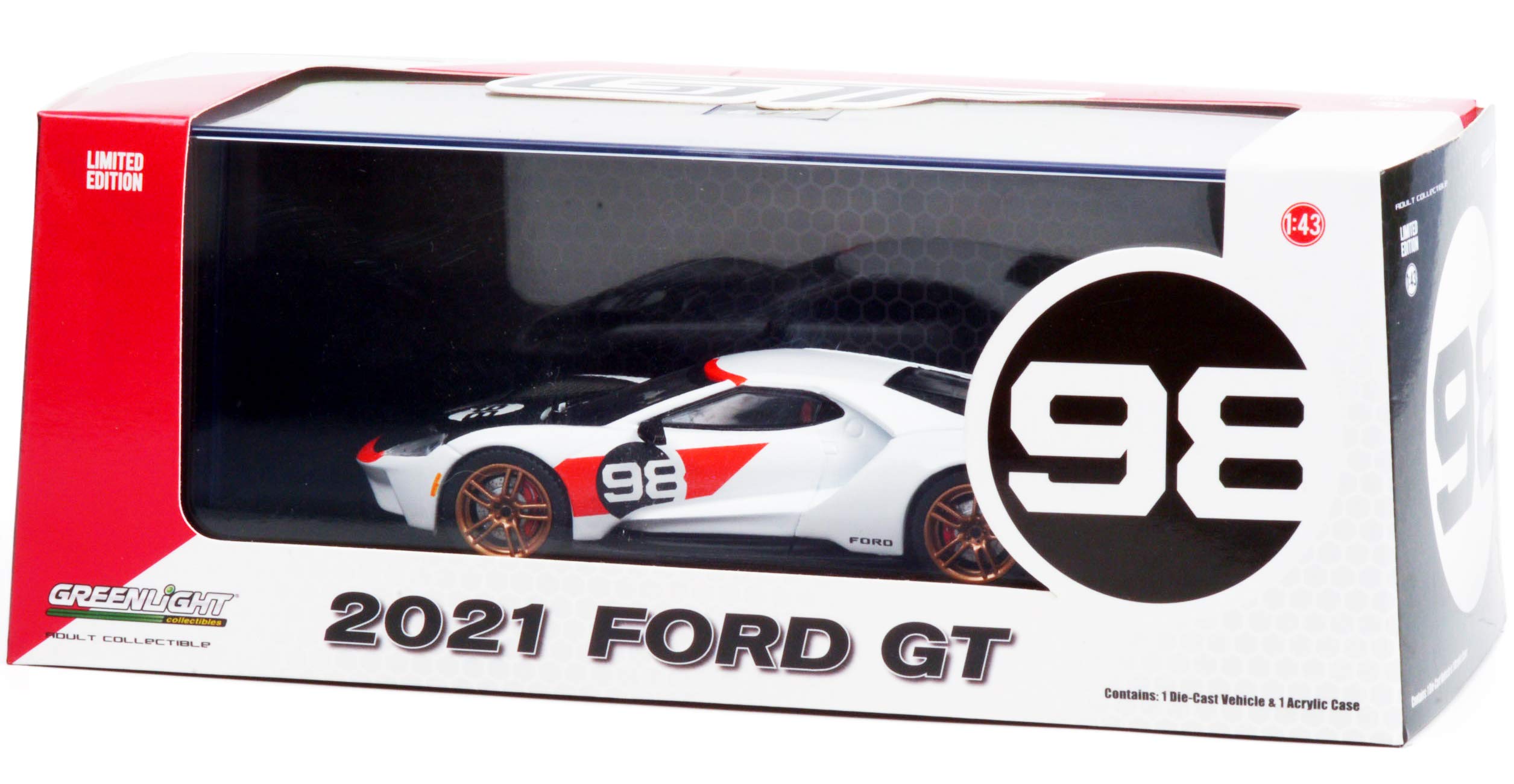 Amazon | Greenlight 86192 2021 フォード GT #98 フォード GT