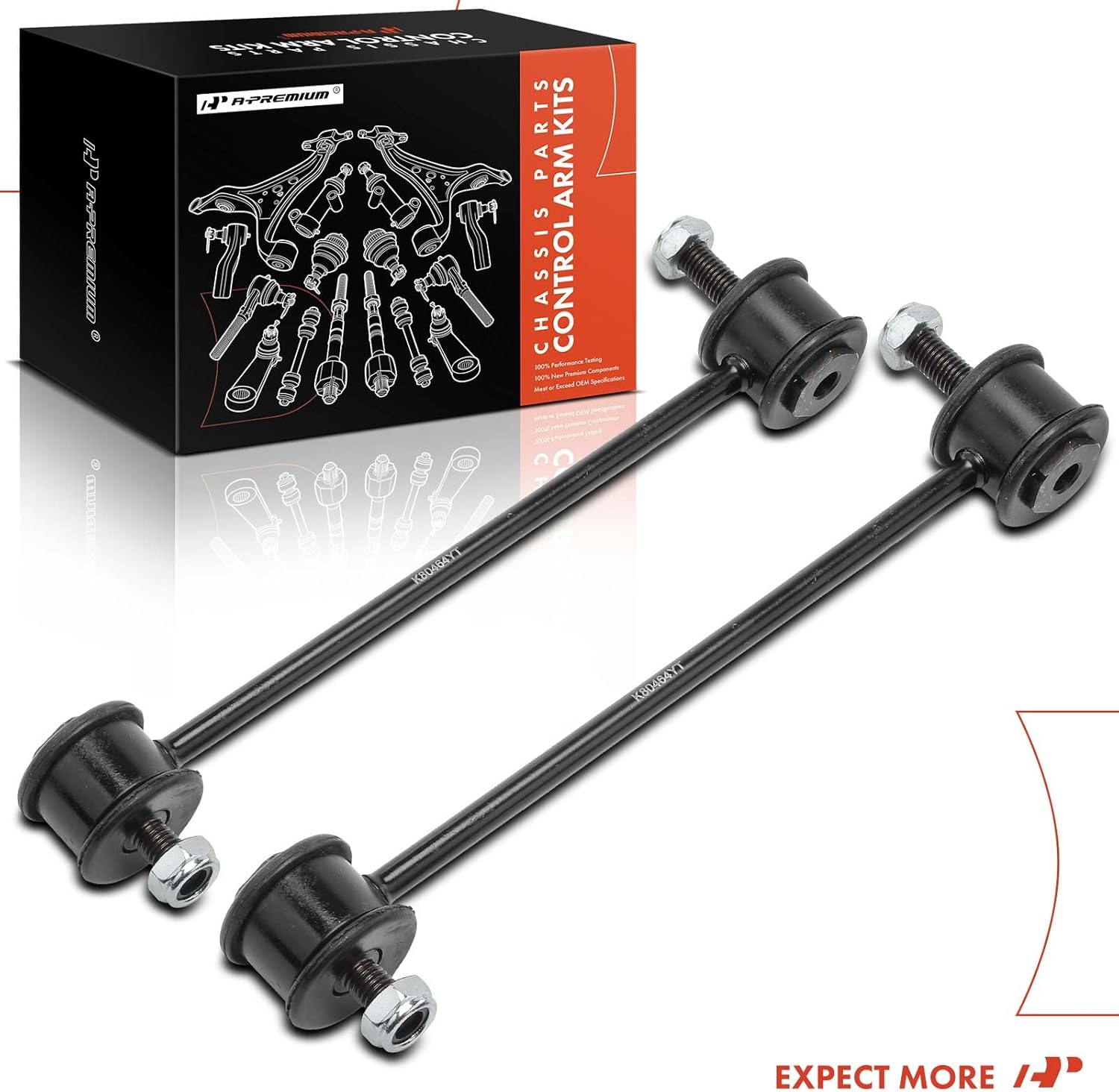 A-Premium 2 x Rear Sway Bar Links Stabilizer Bar Links, Compatible with Mercedes-Benz S320 S350 S420 S430 S500 S600 & CL500 CL600 300SD 300SE & 400SE 400SEL & 500SEC & 600SEC & AMG - S55 S65