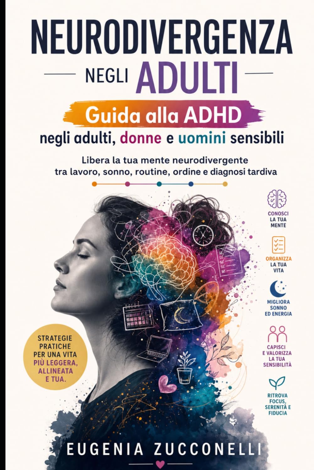 Neurodivergenza negli adulti: Guida alla ADHD negli adulti, donne e uomini sensibili: Libera la tua mente neurodivergente tra lavoro, sonno, routine, ordine e diagnosi tardiva