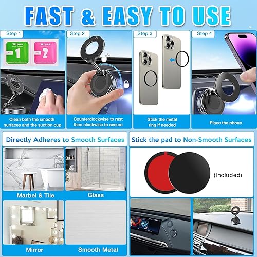 Miniatura 6 de Soporte de teléfono para coche (negro)