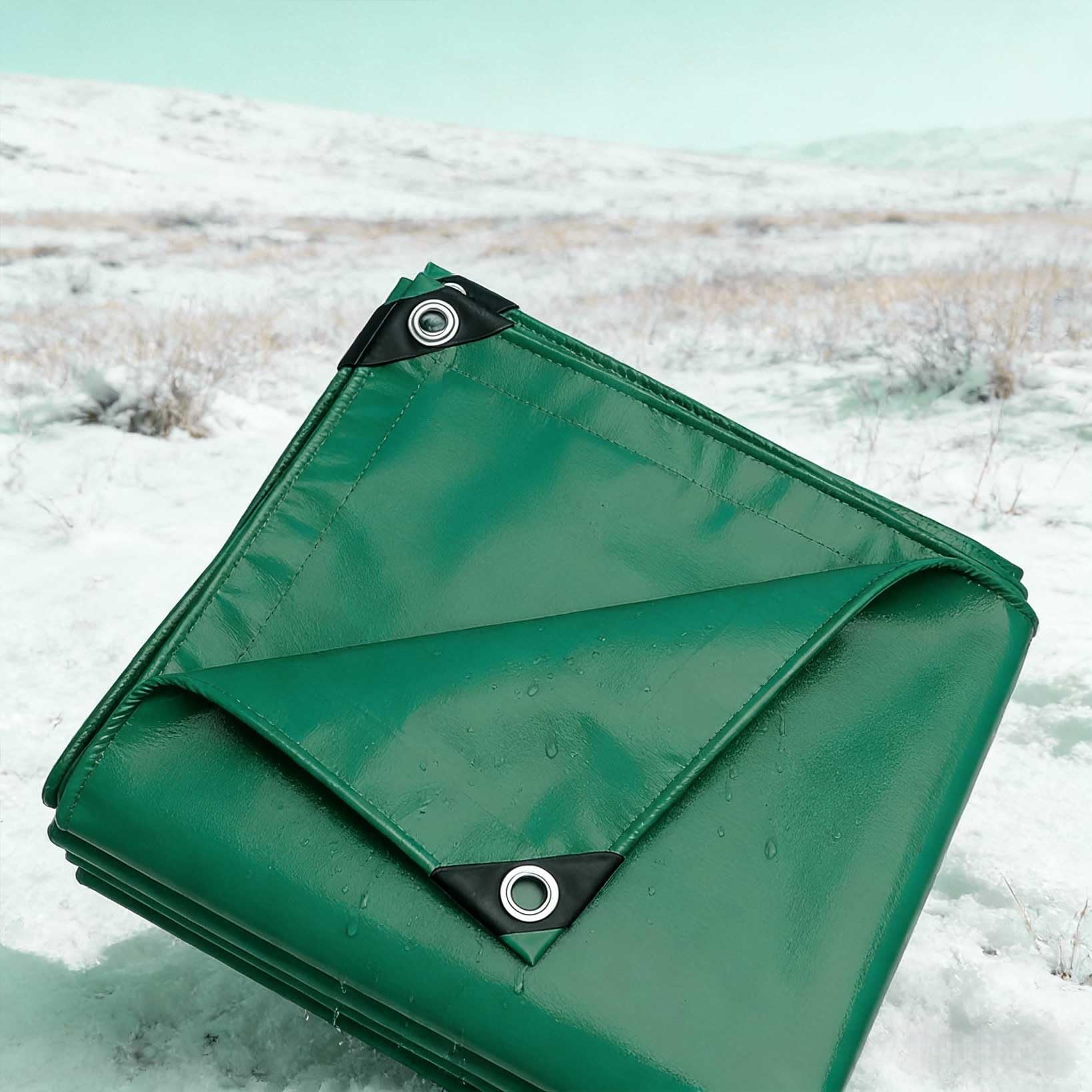 Lona impermeable exterior contra viento y sol para piscina 110x130 cm
