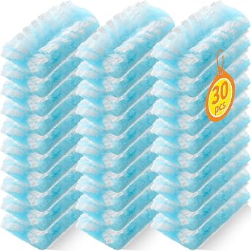 Disposable Microfiber Feather Duster Refills, Multi-Surface Duster Compatible with Swiffer Dusters Handle, 30 Count, Unscented