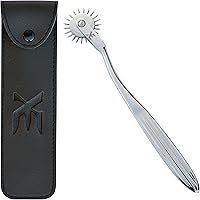XE Stainless Steel Wartenberg Pinwheel - Neuro Tool for Nerve Sensitivity Testing & Neurological Exams (22 Pins)