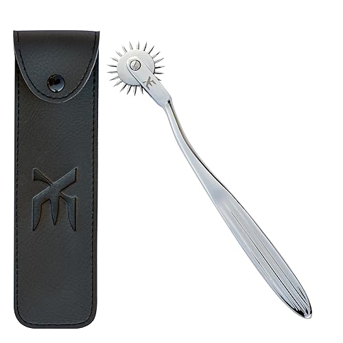 XE Stainless Steel Wartenberg Neuro Pinwheel – Pinwheel for Neurological Nerve Reaction Test, Pinwheel Roller for Testing Nerve Sensitivity