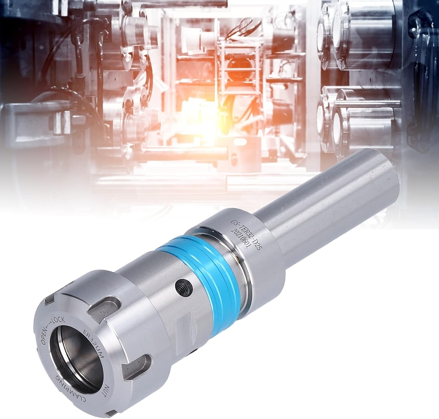 Floating Tap Tool Holders, ER32 Telescoping Collet Chuck Taper M2-M30 for CNC for Milling Lathe for Turning(GS-TER32-D25)