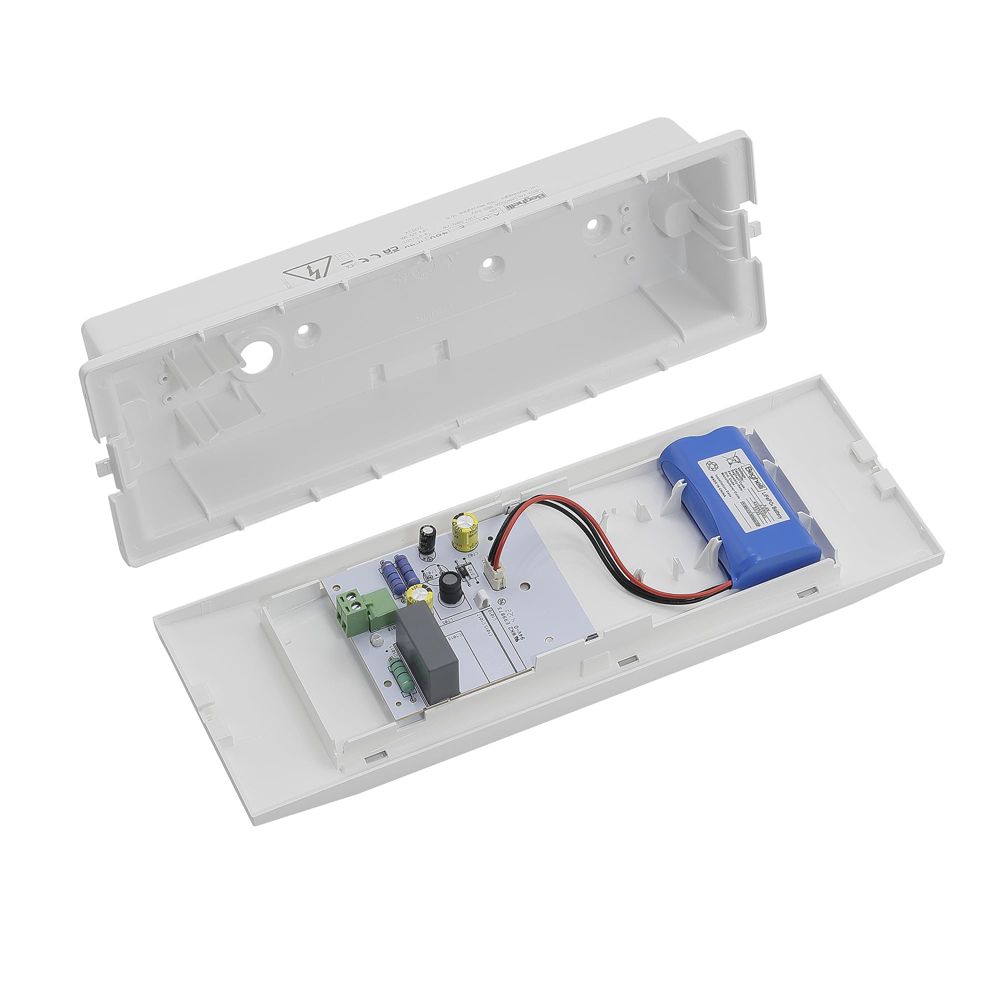 BEG1499L Plafoniera lampada luce di emergenza 16 Led Beghelli 1499 L nuova versione batteria litio a Litio Parete Incasso Plafone 11 W