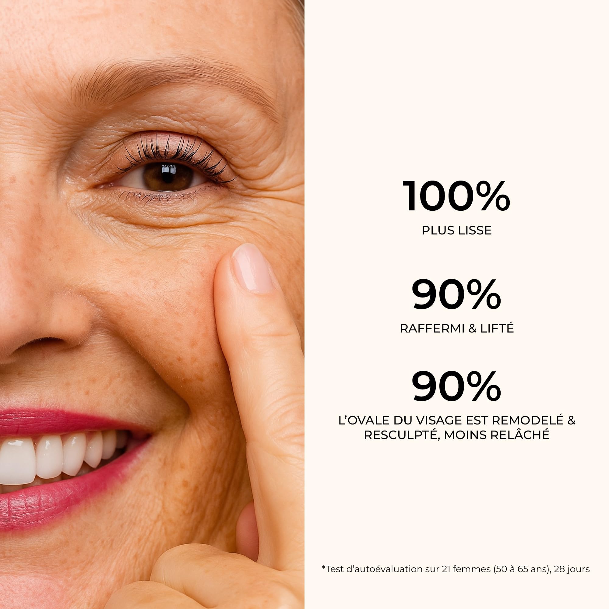 Qiriness - Sérum Anti-âge Liftant Acide Hyaluronique & Rétinol - Élixir Temps Sublime - Rose Bulgare & Peptide Biomimétique - Pour le Visage - Tous Types de Peaux - 30 ml