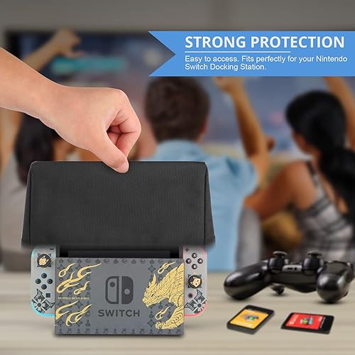 Miniatura 3 de Desing Wish Dust Cover for Nintendo Switch, Oxford Nylon Protective Dust Guard Anti Scratch Water Resistant Cover Sleeve for Nintendo Switch &