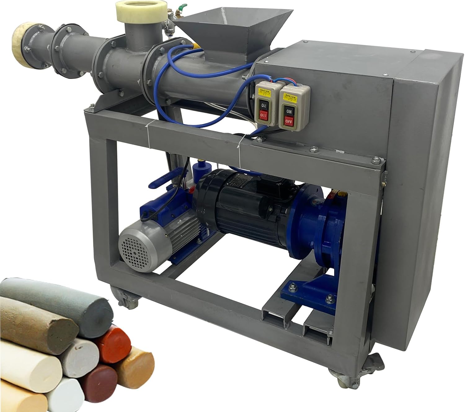 TECHTONGDA Clay Extruder Pug Mill Ceramic Clay Mixing