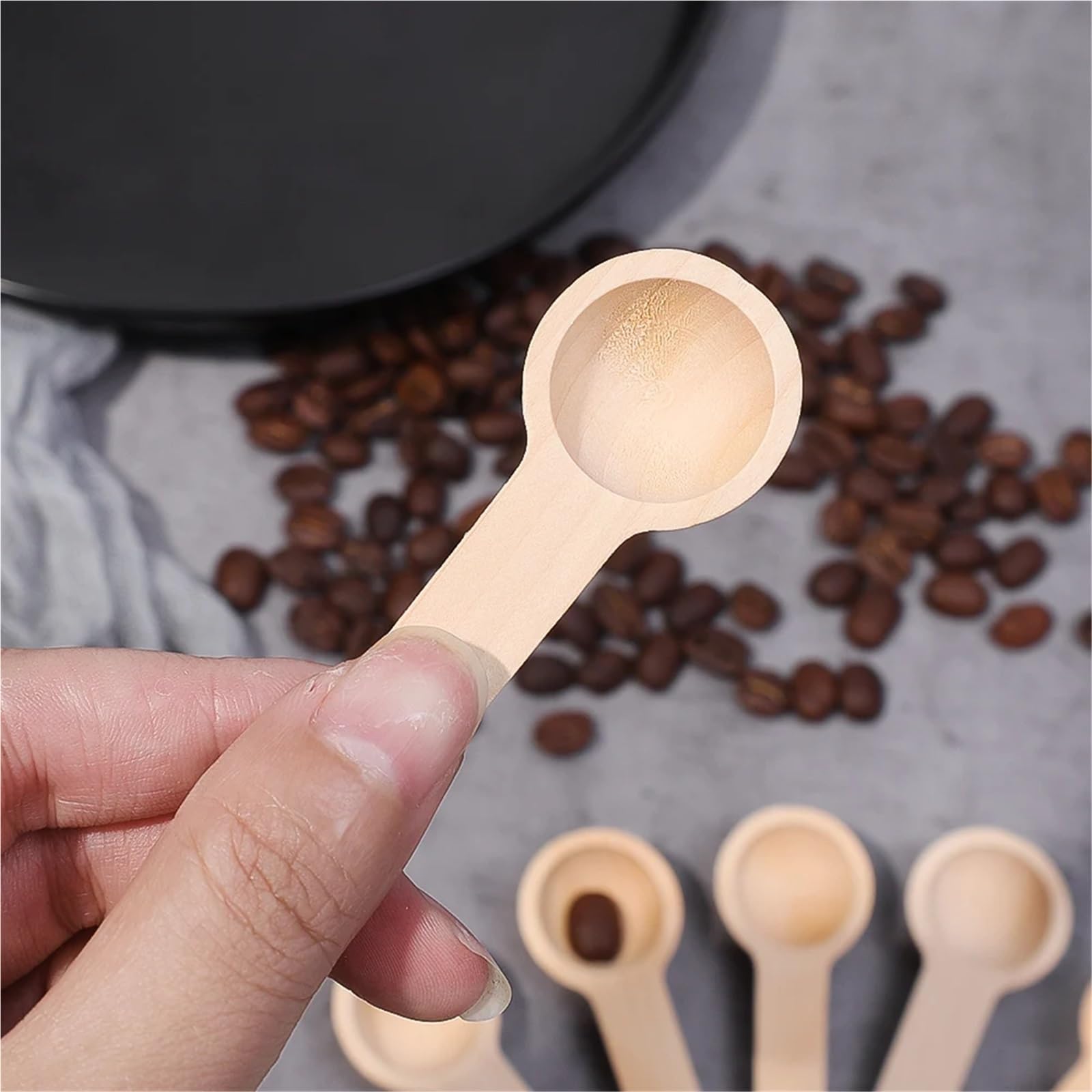 Mini cuillères en bois 40/80/120 pièces pour assaisonnement de cuisine, miel, café, épices