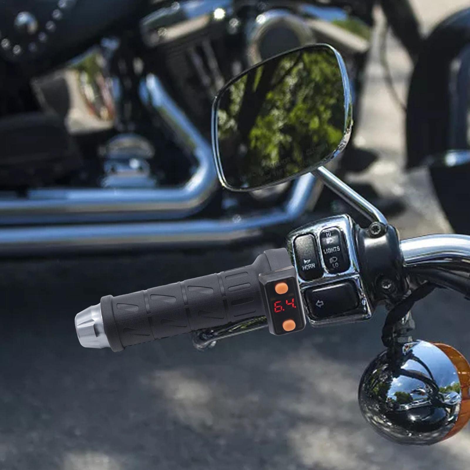 Impugnature for manubrio riscaldate in moto, impugnature for moto riscaldate universali, impugnature riscaldate in moto, alimentazione a molla, manubrio riscaldato a 22 mm for moto, bici, scooter