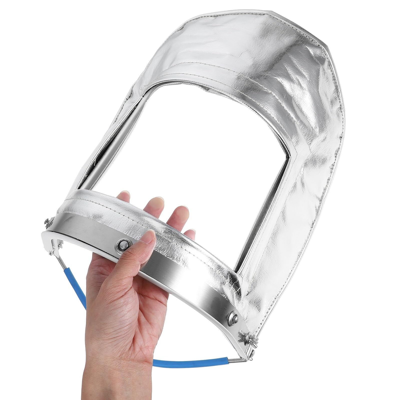 Hitzebeständiges Transparentes Schweißer gesichtsschutzschild mit Aluminiumfolie Verstellbare Schutzmaske für Hohen Wärmeschutz Robust und Antibeschlag für Schweiß