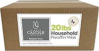 Vista 1 de Cera de vela de parafina para el hogar totalmente refinada de 20 libras, cera de parafina para hacer velas, cera de vela a granel para proyectos