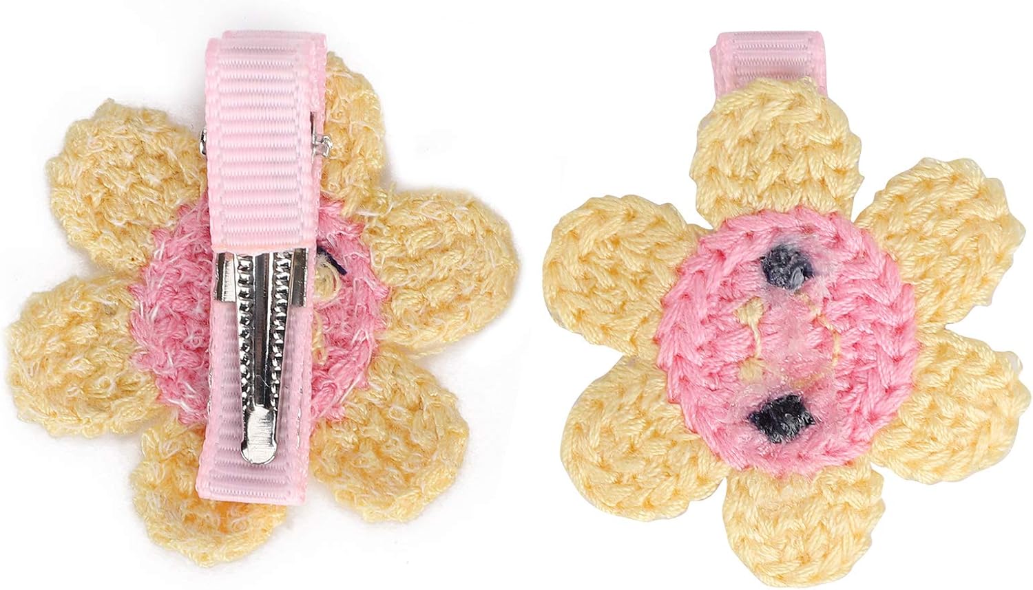 Pet Hair Clip Dog Hair Clip Sunflower Hair Clips Dog Hair Bows Hair Clips for Dogs Hair Clips for Puppy Cats and Other Small Pets 10