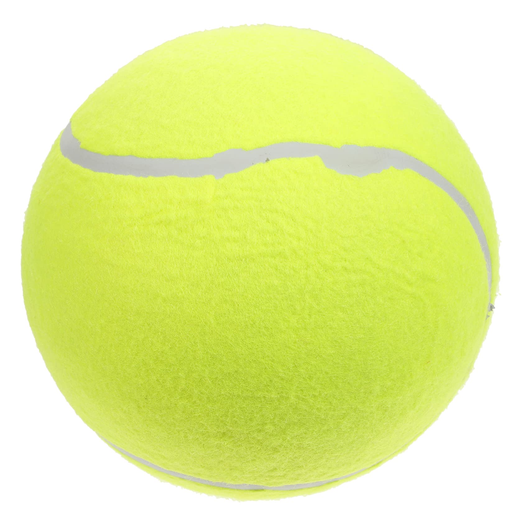 HANABASS Large Tennis Ball for Children Inflatable 8 Inches Ball Soft Flannel Surface