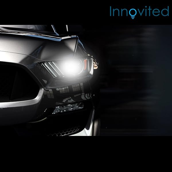 Innovited HID Xenon H11 H9 H8 6000K Replacement Bulbs (1 Pair) Diamond White - 5