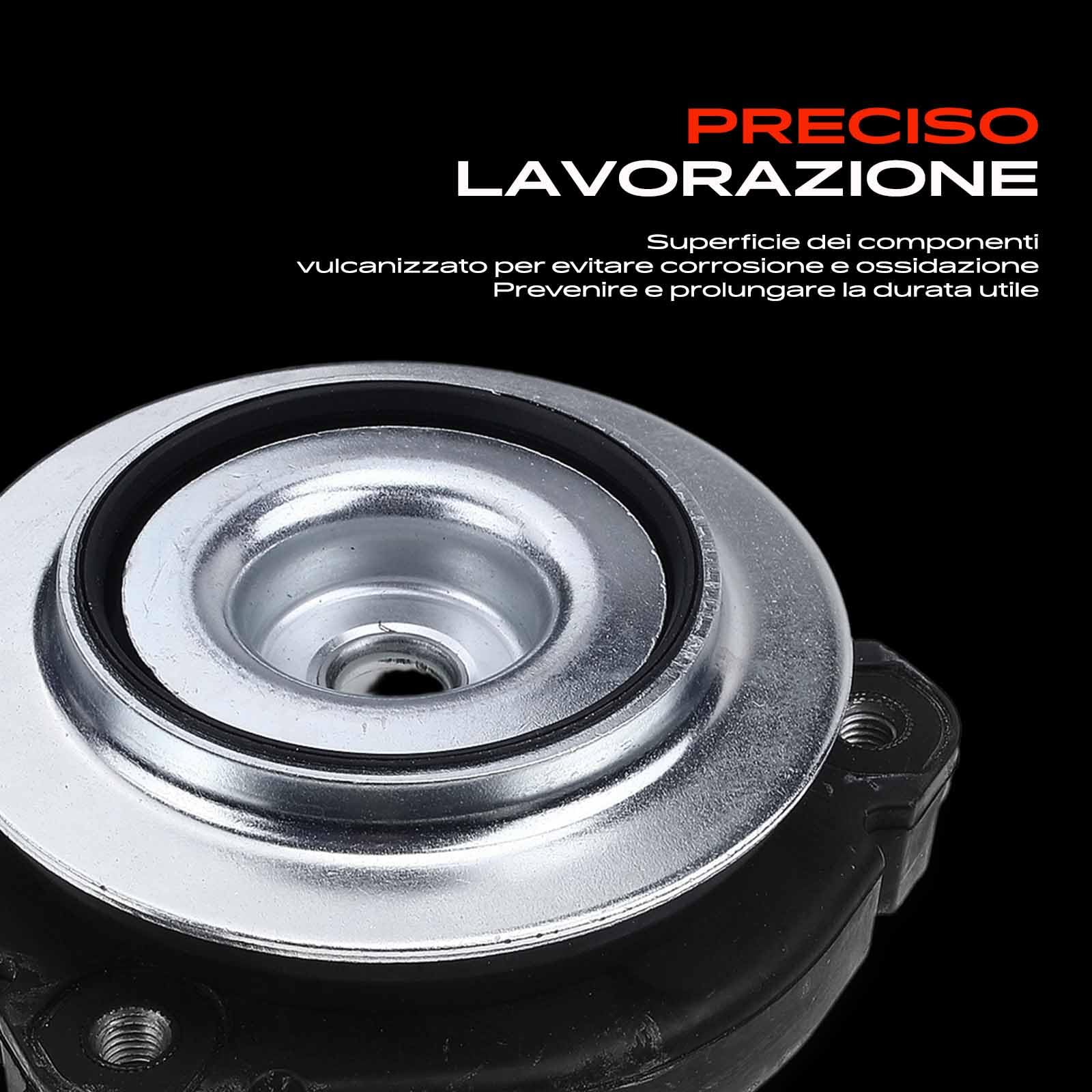Frankberg Cuscinetto del montante Cuscinetto di supporto della sospensione Anteriore Compatibile con Polo 9A 9N Fabia II 542 Fabia II Combi 545 A2 8Z0 Polo 6N2 Replace# 6N0412249C