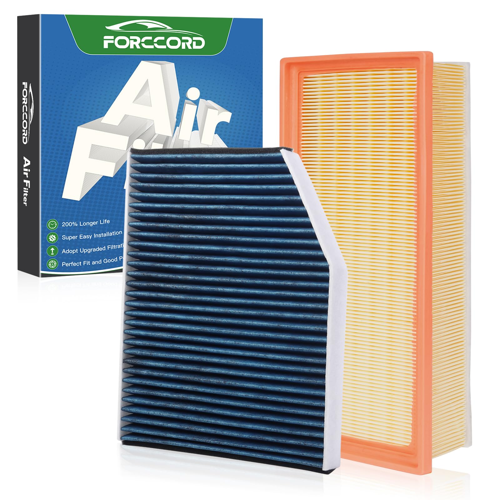 Cabin &amp; Engine Air Filter Kit for Audi A4 &amp; A4 Quattro 2009-2016