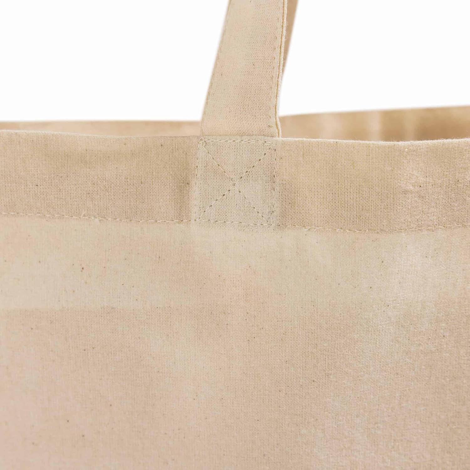 TBF 24 Pack Eco-Friendly Canvas Tote Bags Wholesale – Reusable Bulk Cotton Tote Bag with Handles, Convention Bags - Image 4