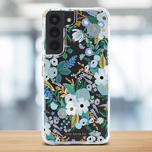 Miniatura 6 de Rifle Paper Co. - Funda para Samsung Galaxy S22, 6.1 pies, protección contra caídas de 10 pies con carga inalámbrica, bonita funda de teléfono a la