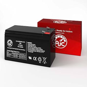 AJC Battery Compatible with APC Back-UPS 750 12V 8Ah UPS Battery