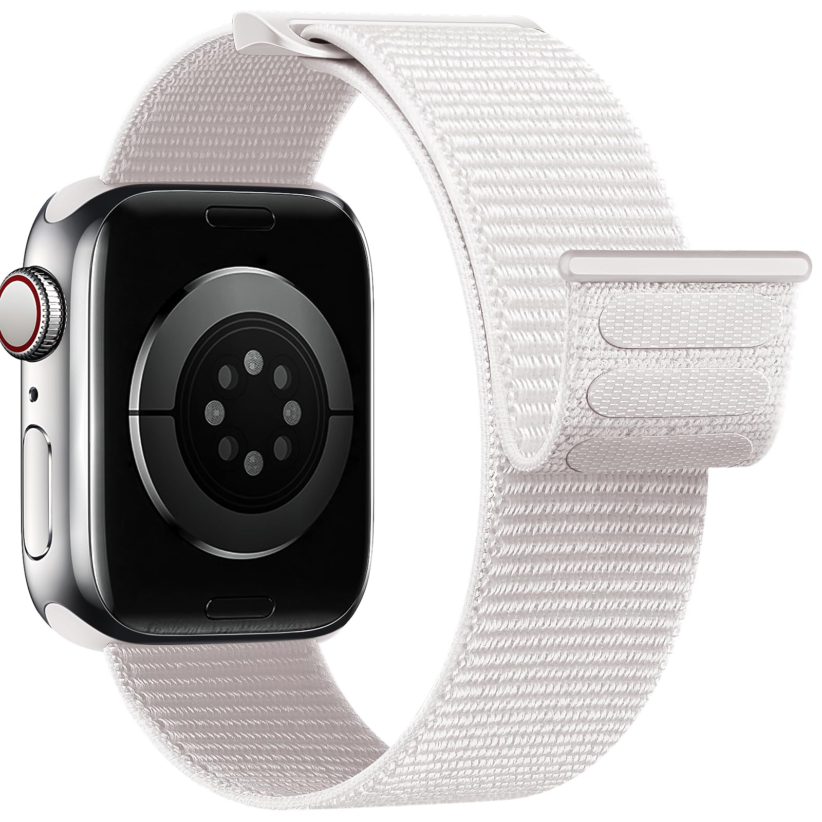 Yoohoo Nylon Straps Compatible with Apple Watch Straps 44mm 45mm 46mm 49mm 42mm(Series 3/2/1)Women Men,Upgraded Soft Nylon Replacement Bands for iWatch Series 11 10 9 8 7 6 5 4 3 2 1 SE3 Ultra3/Black — view 27