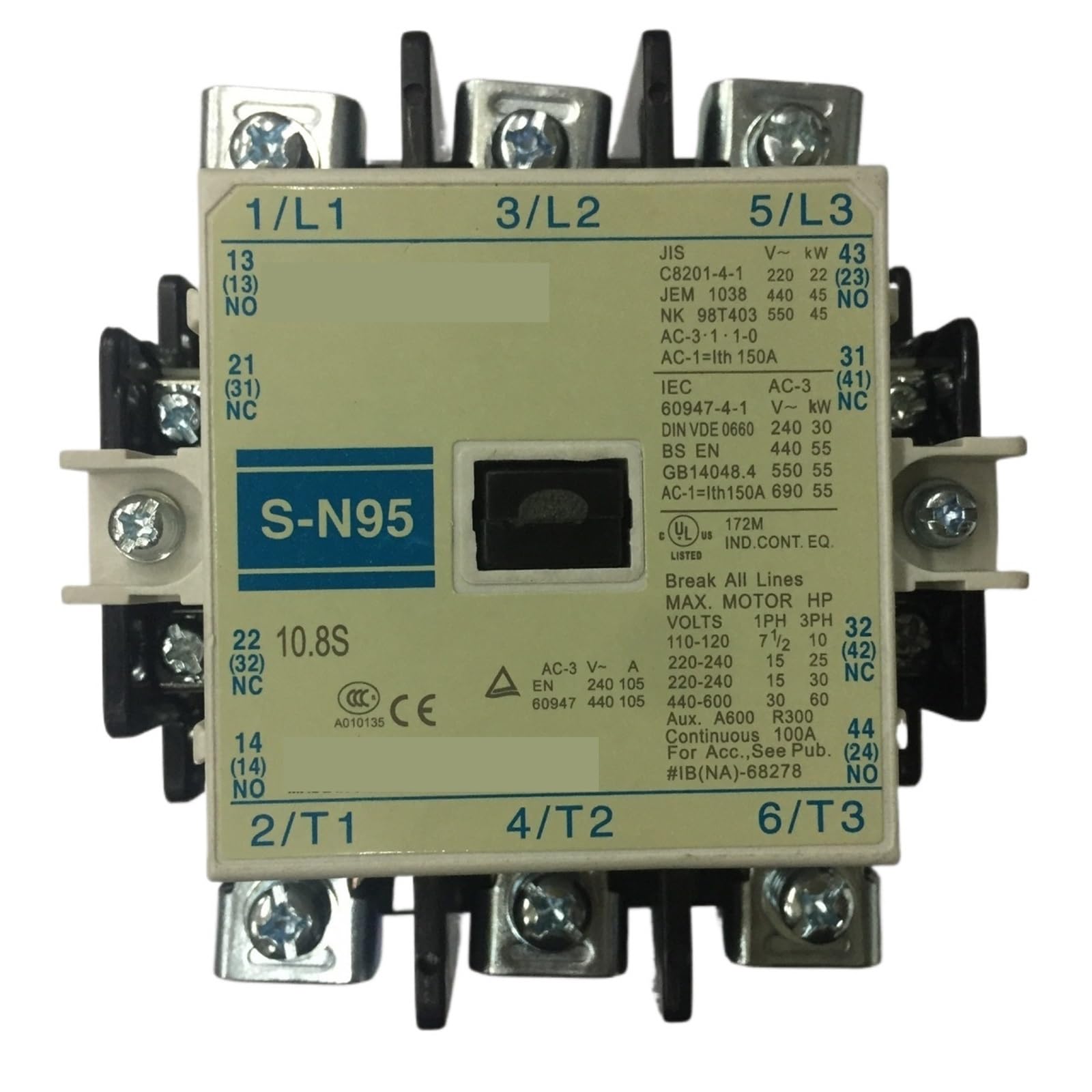 FPJQOBJC S-N95 AC220V 50/60Hz Three-level AC Contactor