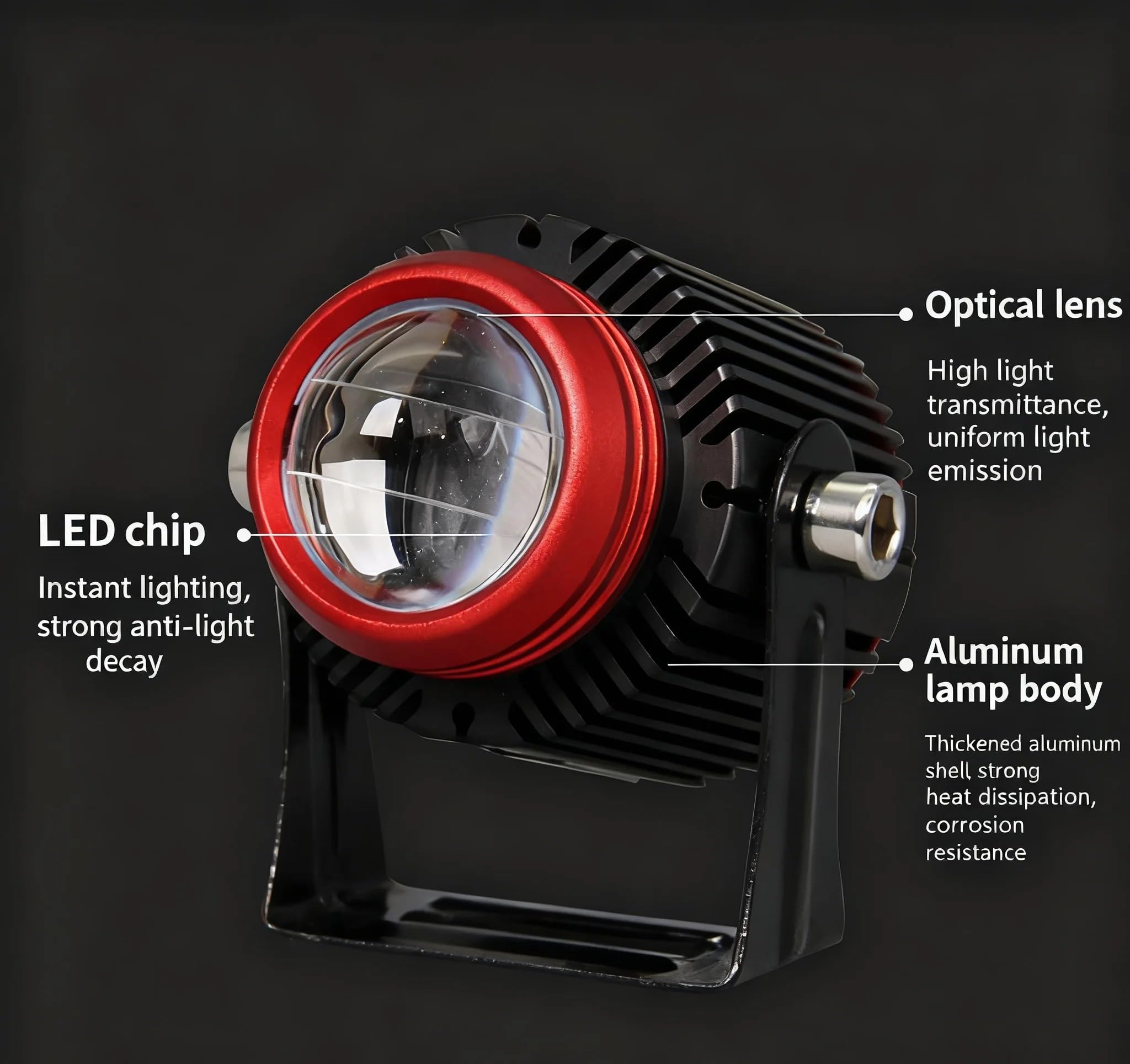 Feu de conduite de moto Moto Phares Feux Additionels LED