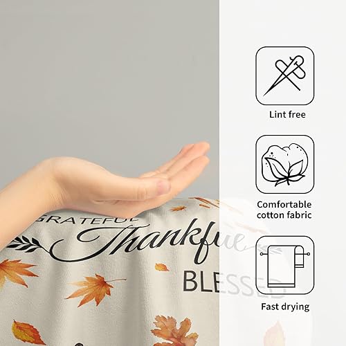 Vista 235 de Giwawa Juego de 2 toallas de mano de pino con ciervos del bosque, toallas de baño, suaves y absorbentes, para bar, bar, cocina, hotel, spa, Ciervo