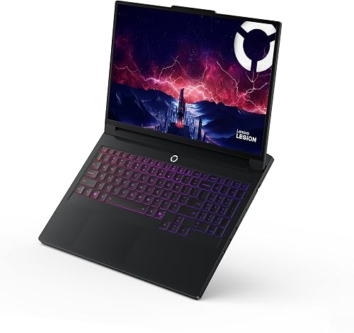 Lenovo Legion Pro 7 Gaming AI Ordinateur portable | Écran 16" WQXGA OLED 240 Hz | AMD Ryzen 9 9955HX | 32 Go de RAM | SSD 1 To | NVIDIA GeForce RTX 5070Ti | Windows 11 | QWERTZ | Noir | GamePass de 3 - 13