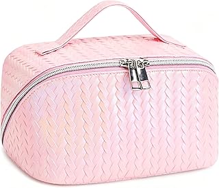 TINYAT Bolsa de maquillaje de viaje para muje...