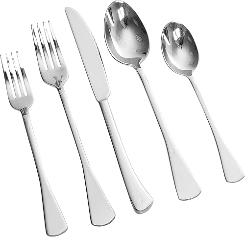 Miniatura 2 de Gibson Elite Ambassador - Juego de cubiertos de acero inoxidable, servicio para 4 (20 piezas)