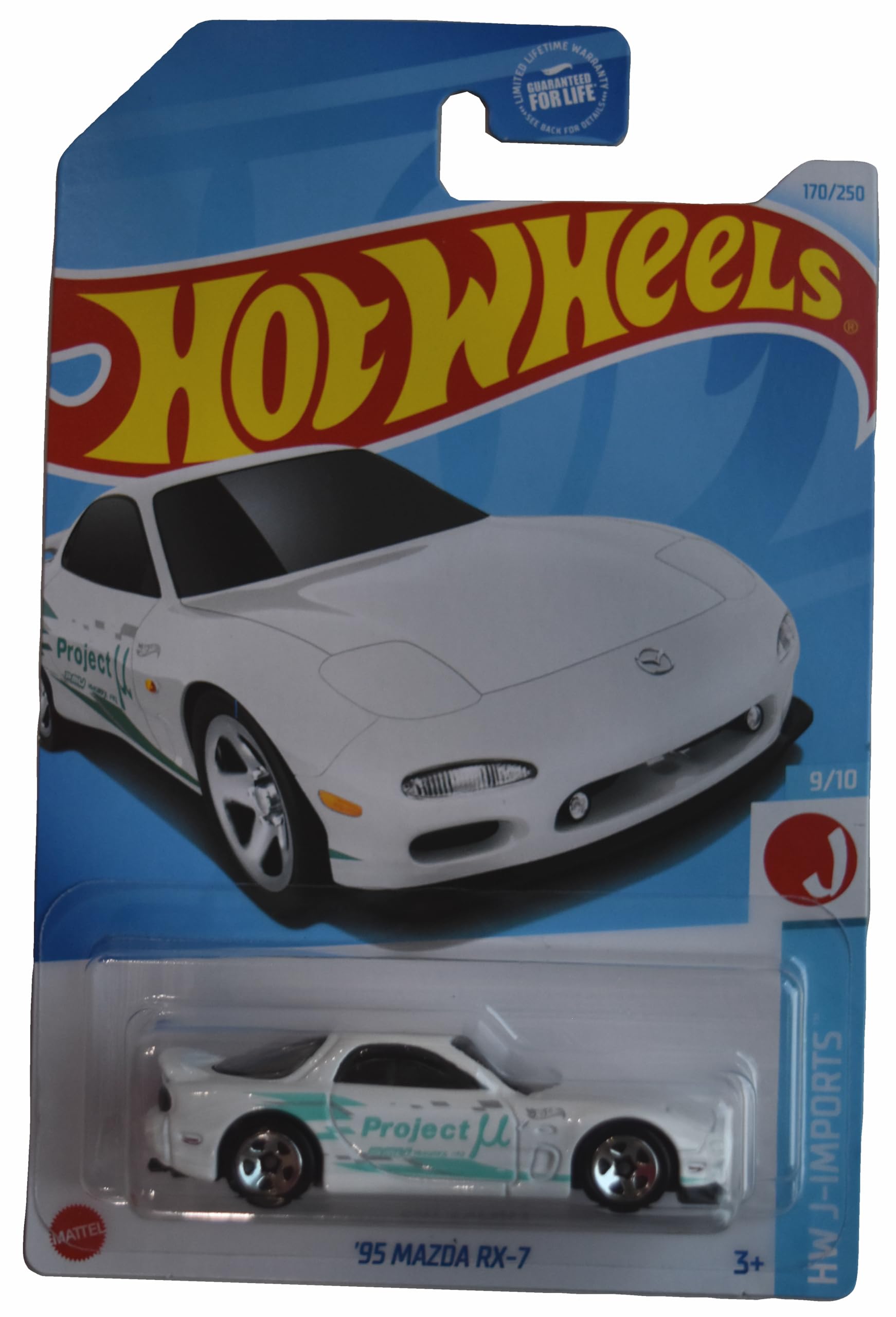 Amazon.com: Hot Wheels '95 Mazda RX-7, HW J-Imports 9/10 [White