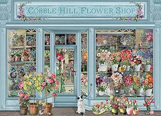Cobble Hill 1000 Piece Puzzle - Parisian Flowers - Sample Poster Included